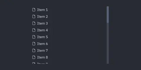 Scrollable: Python GUI component