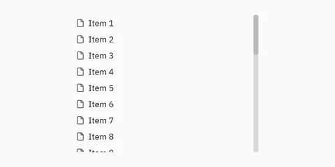 Scrollable: Python GUI component
