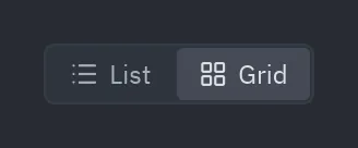 Segmented: With icons