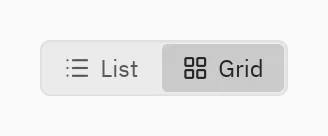 Segmented: With icons