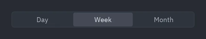 Segmented: width="fill"