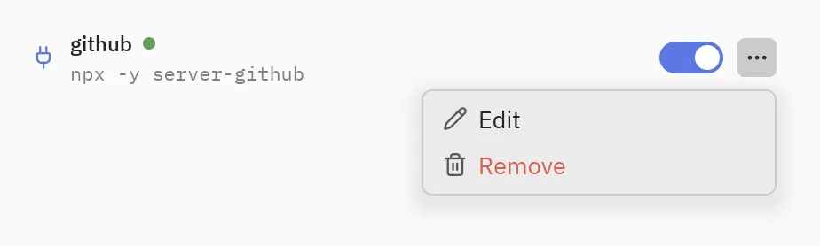 Service row: actions=[...]