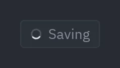 Spinner: In a button
