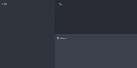 Split: Python GUI component