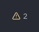 Status bar: icon_color="warning"