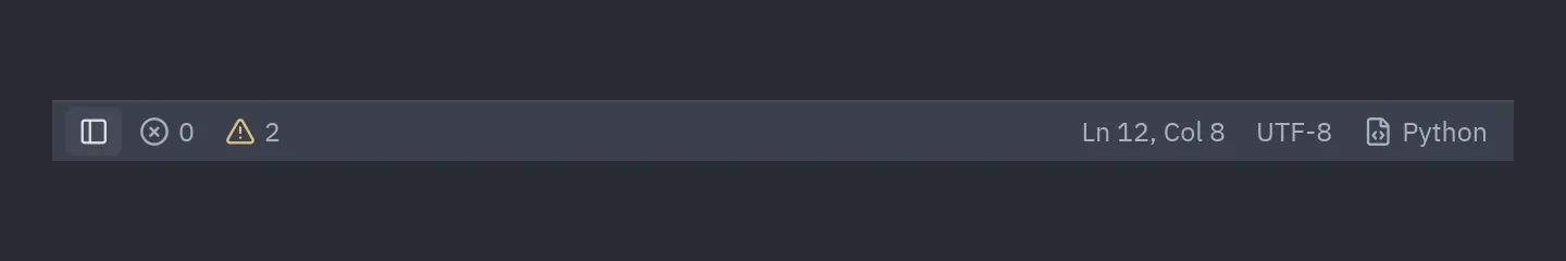 Status bar