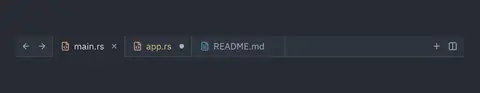 Tab bar: Python GUI component