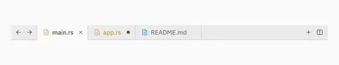 Tab bar: Python GUI component