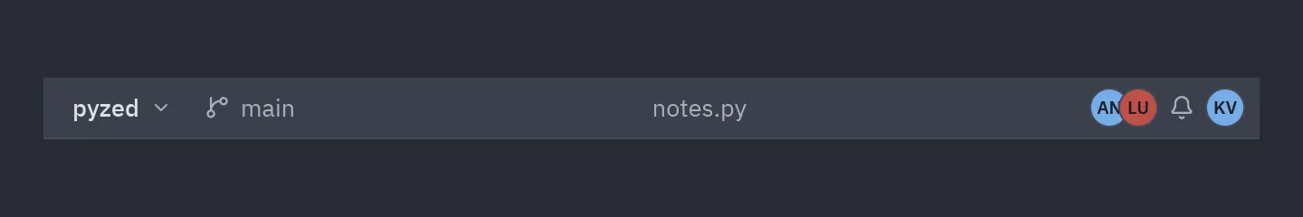 Title bar