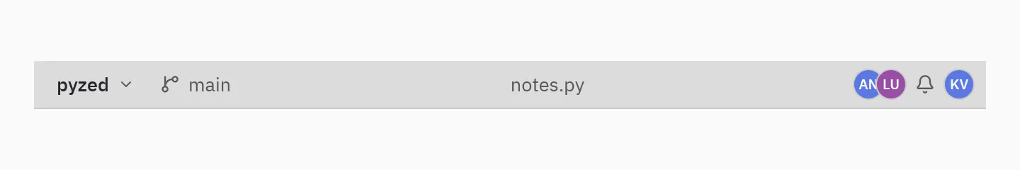 Title bar