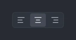 Toggle group: Three options