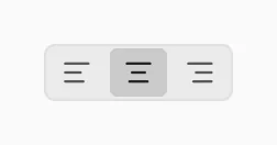 Toggle group: Three options