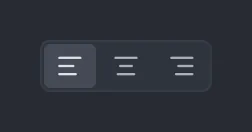 Toggle group: selected="left"