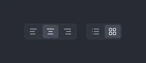 Toggle group: Python GUI component