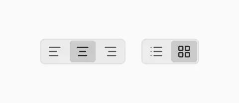 Toggle group: Python GUI component