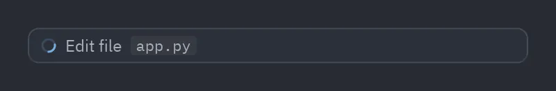 Tool call: status="pending"