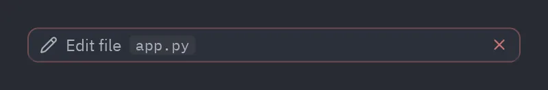 Tool call: status="failed"