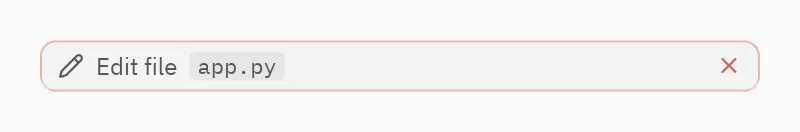 Tool call: status="failed"
