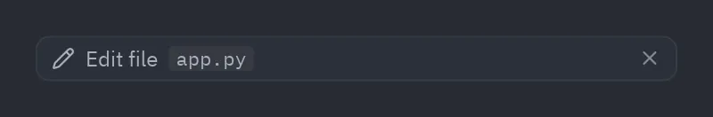 Tool call: status="rejected"