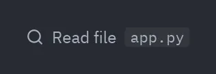 Tool call: kind="read"
