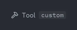 Tool call: kind="other"