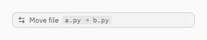 Tool call: kind="move"