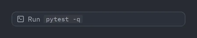 Tool call: kind="execute"