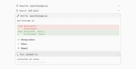 Tool call: Python GUI component