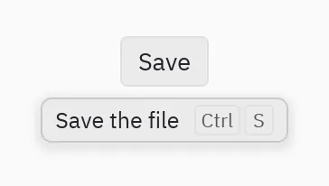 Tooltip: keys="ctrl-s"