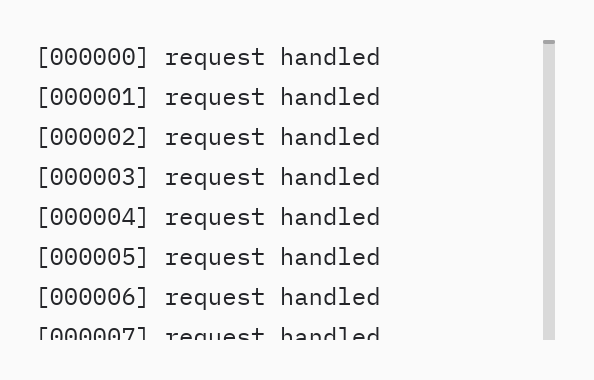 Virtual list: item_height=20