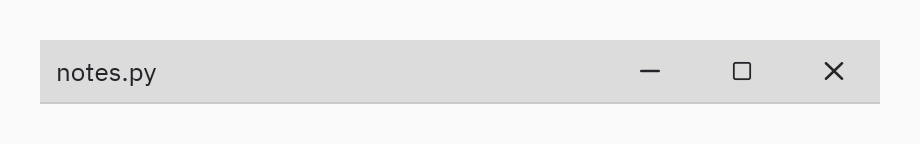 Window frame: style="windows"