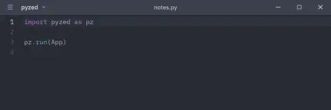 Window frame: Python GUI component